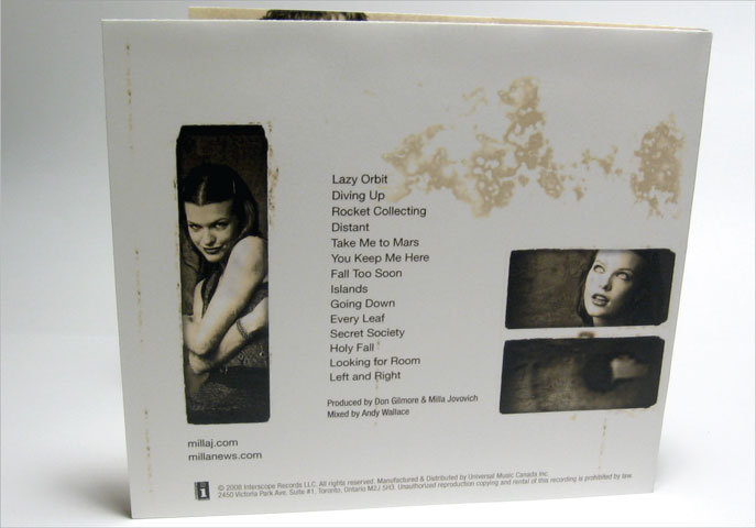 Milla Jovovich packaging
